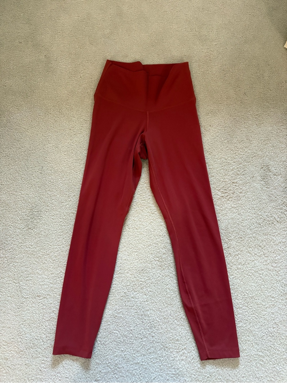 Nike Women's High-Waist Maroon Leggings